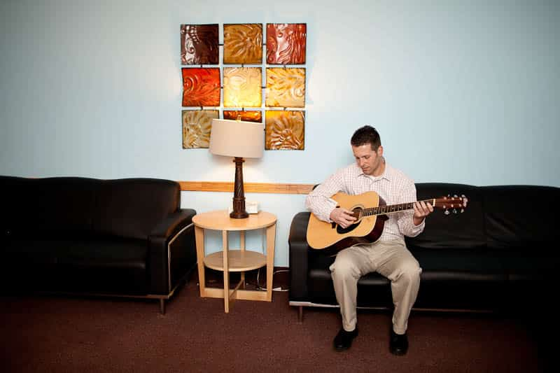 Man playing guitar