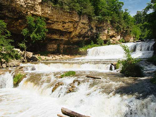 Willow River State Park Waterfall