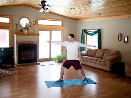 Man Doing Yoga